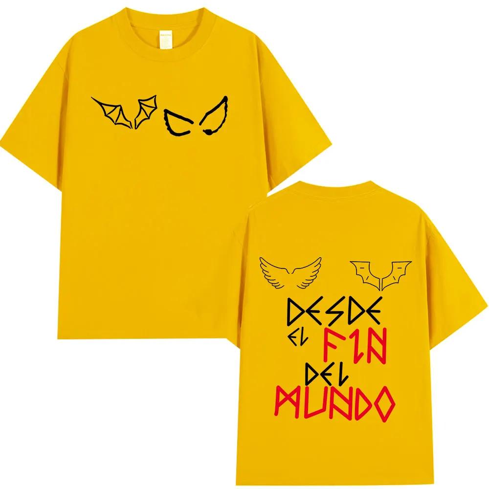 Rapper Duki From The End of The World T-shirt Mens Women Comfort Cotton Oversized T-shirts Hip Hop Vintage Short Sleeve T Shirts