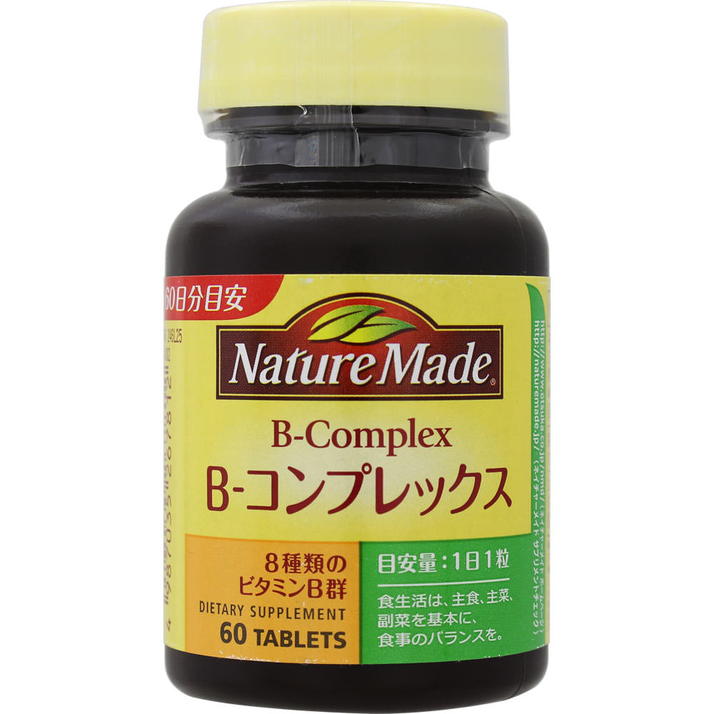 

Otsuka Nature Made B Complex 60 capsules Vitamin B1 Main Vitamins Vitamin B1 Main 1