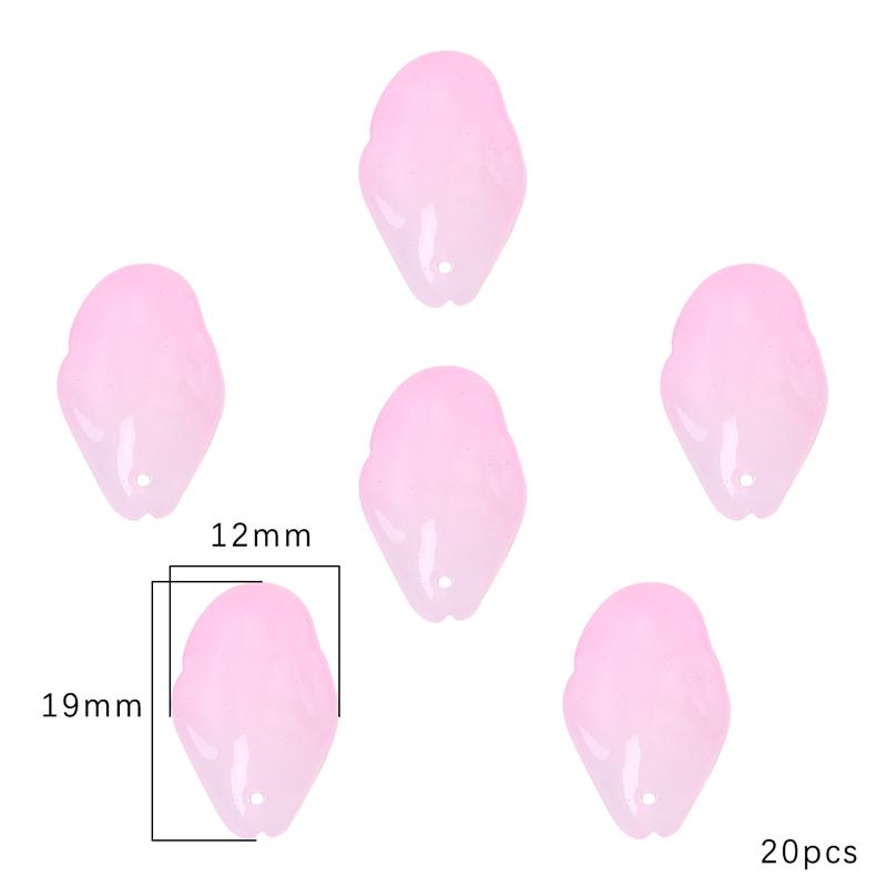 

20 шт. 12x19 мм стеклянные бусины сочные лепестки аксессуары ручной работы для изготовления ювелирных изделий своими руками подвески браслет ожерелье фурнитура