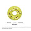 EETOYS Matcha Donut Squeaky Dog Toy