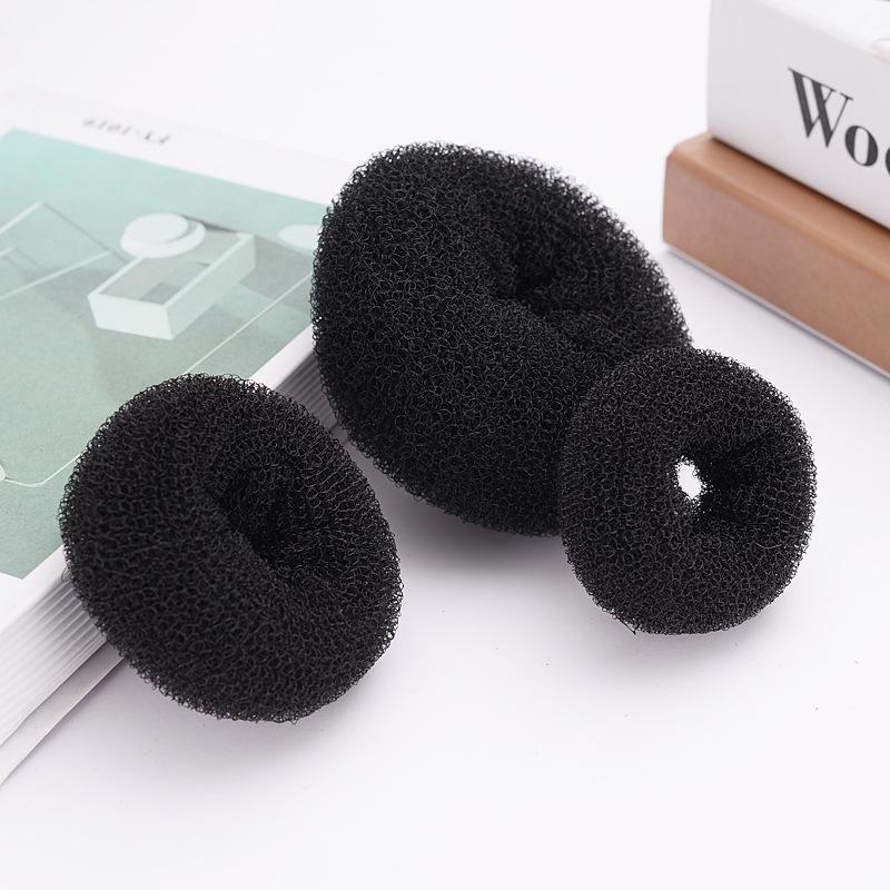 Donut Hair Curler: Flower Bud Hair Ring, Fluffy Braided In Large, Medium, Small Sizes