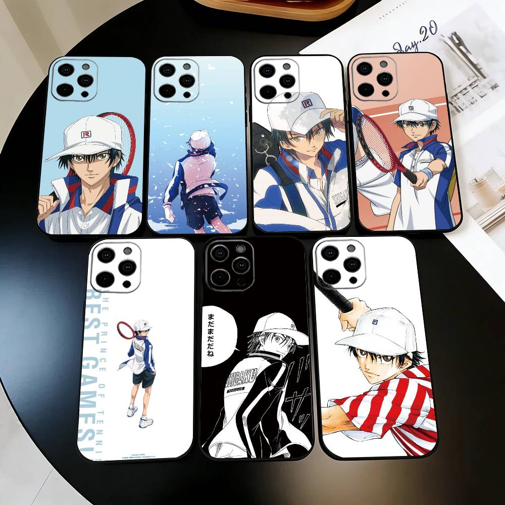 Ryoma Echizen Phone Case For iPhone 17, 16,15,14,13,12,11 Plus,Pro Max, Others Soft Black Cover