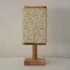 Bed Lamp, Lamp with Linen Fabric Shade, Small Nightstand for Nursery, Bedroom, Kids Children