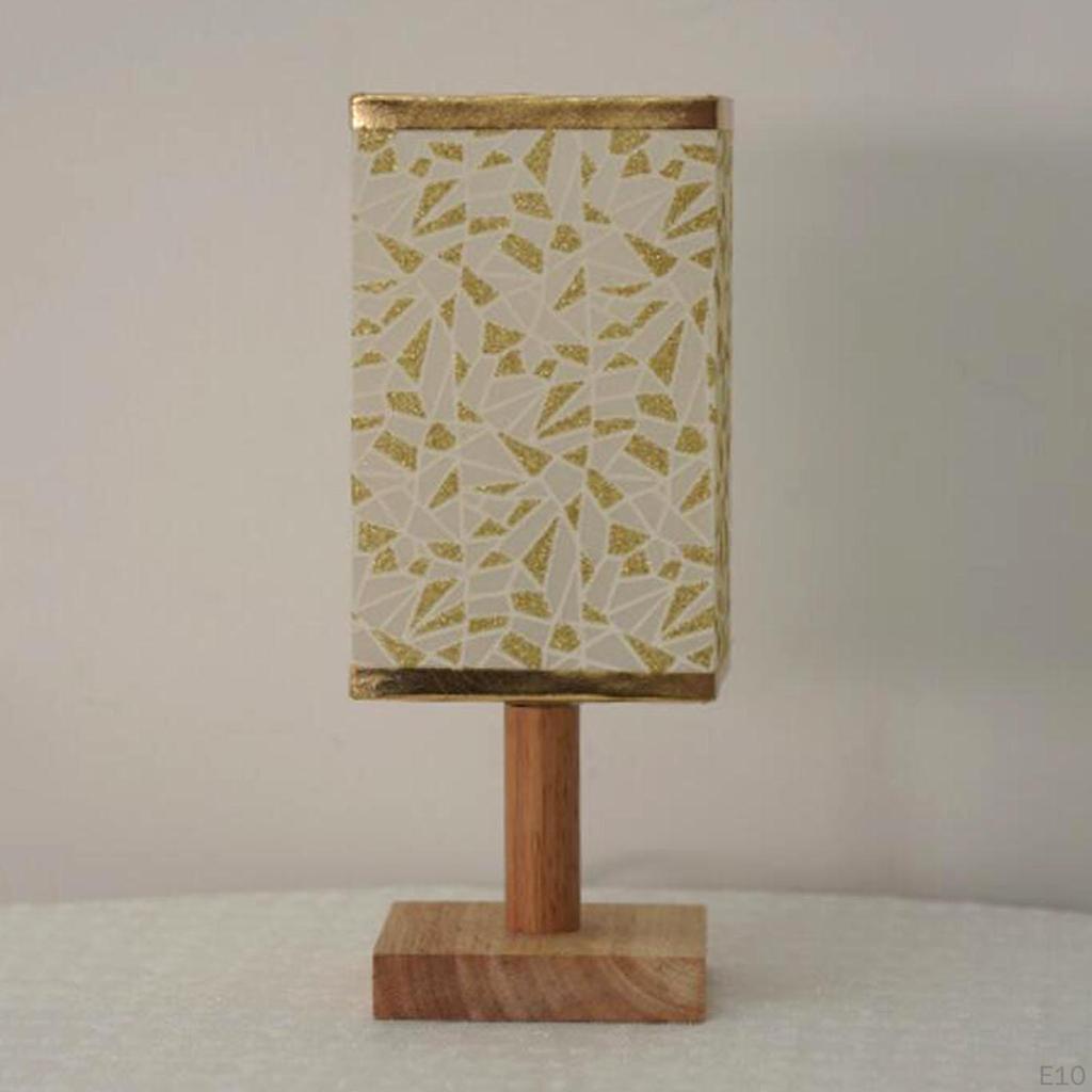 Bed Lamp, Lamp with Linen Fabric Shade, Small Nightstand for Nursery, Bedroom, Kids Children