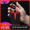 Car Sticker 2025 New Tesla 3D Design Highlight Key Card Holder Silicone Protector Cover Keychain for Tesla Model 3 Model Y Acces