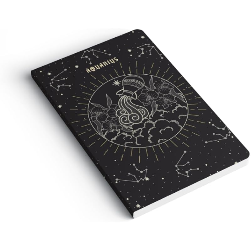 Factor Notes A5 Notebook: Ruled | 90 Gsm | 160 Pages(Aquarius)