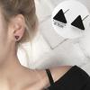 New Fashion Triangle Earrings for Women Colorful Enamel Korean New Imitation Pearl Dangle Earrings Unusual Boho Party Gifts