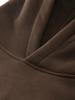 Trendy 400g Sherpa Fleece Hooded Sweatshirt - Non-Shedding