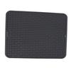 Rectangular Silicone Dish Drying Mat Heat Insulation Anti Slip Dish Drying Mat with Built In Drain Lip for Kitchen Counter Large Size