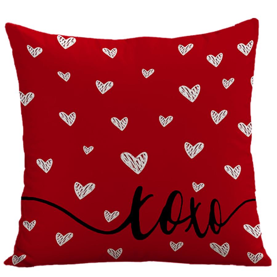 Grenzüberschreitende Valentinstags-Herzförmige Rote Brief-Plüsch-Kuscheldecke für Heim-Sofa-Dekoration.