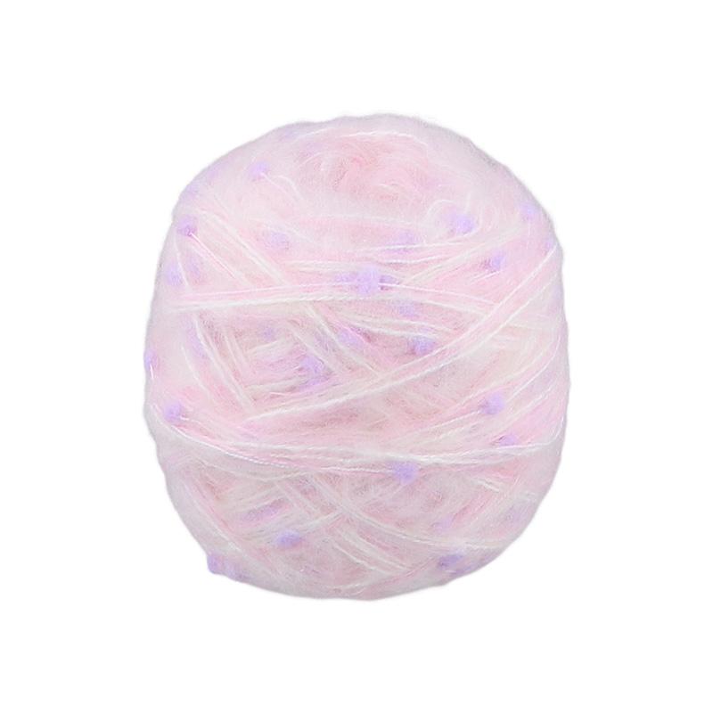 

50 г/рулон мягкий красочный ручной вязаный свитер шаль шарф DIY материал зимние теплые принадлежности фиолетовый/розовый