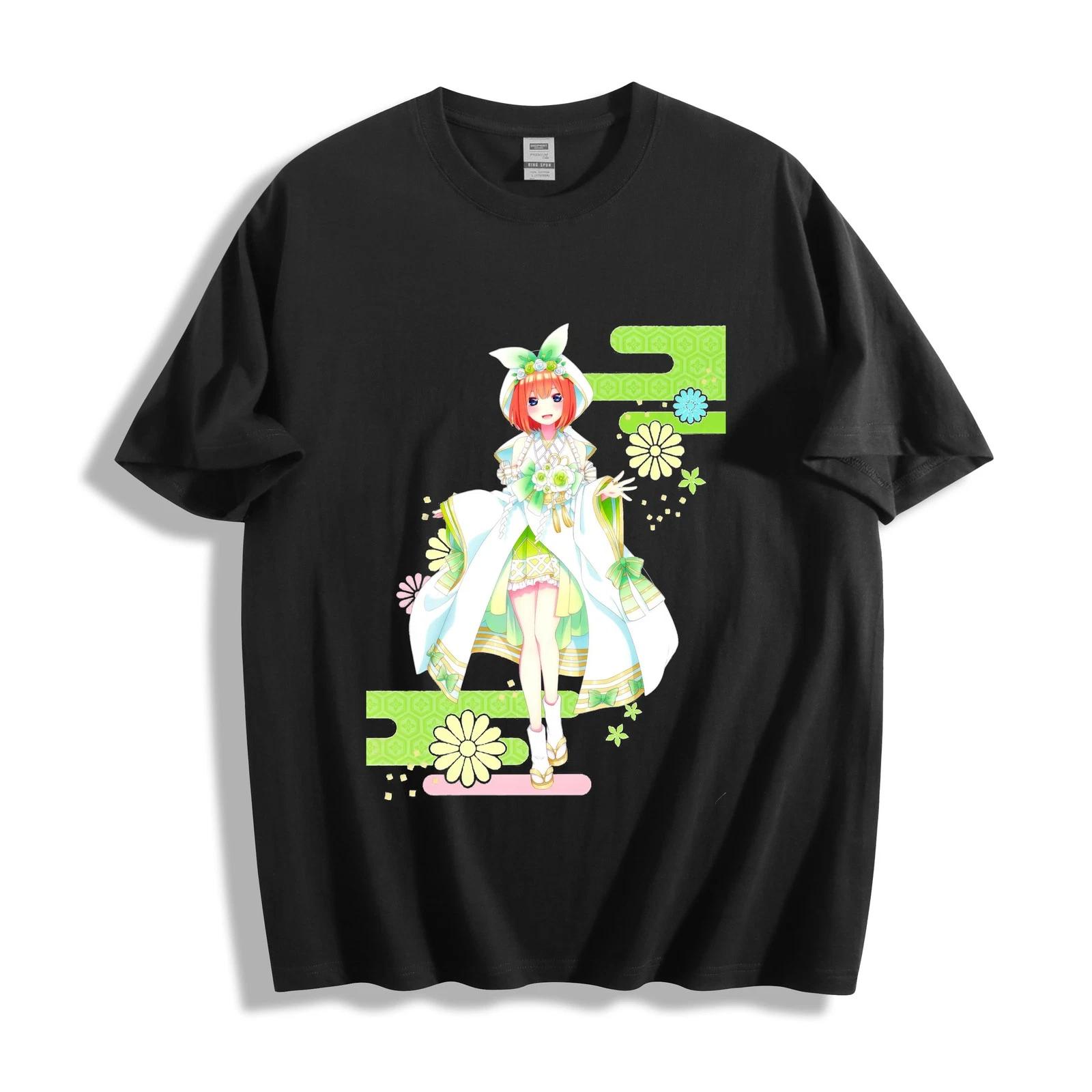 Anime Quintessential Quintuplets Yotsuba T-Shirt - Charming Kimono Unisex Tee 3XL