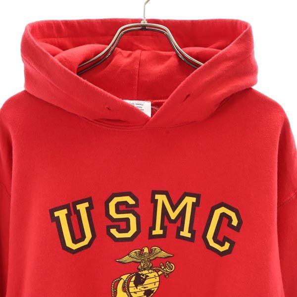 ROTHCO USMC print Long sleeve Sweatshirts S Red Men's Used