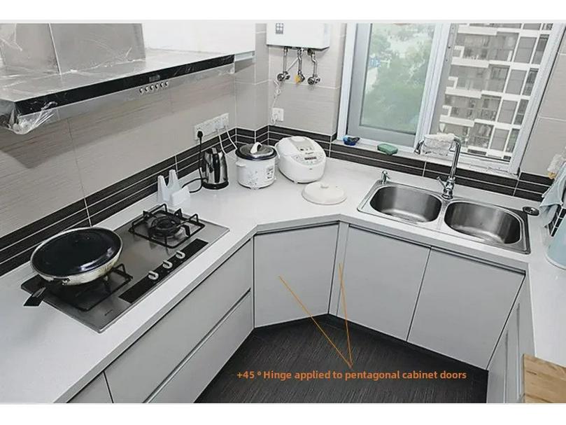 Blum 90°/180° Special Angle Hinge for Corner Cabinets