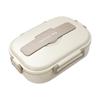 Large Stainless Steel Lunch Box with Lid and Soup Bowl, Insulated Meal Tray for Students and Office Workers