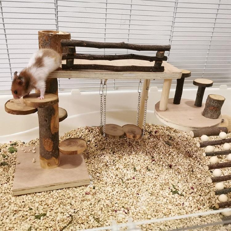Guinea Pigs Toy Cage Accessories for Small Pet Jumping Hamster Entertainment Toy
