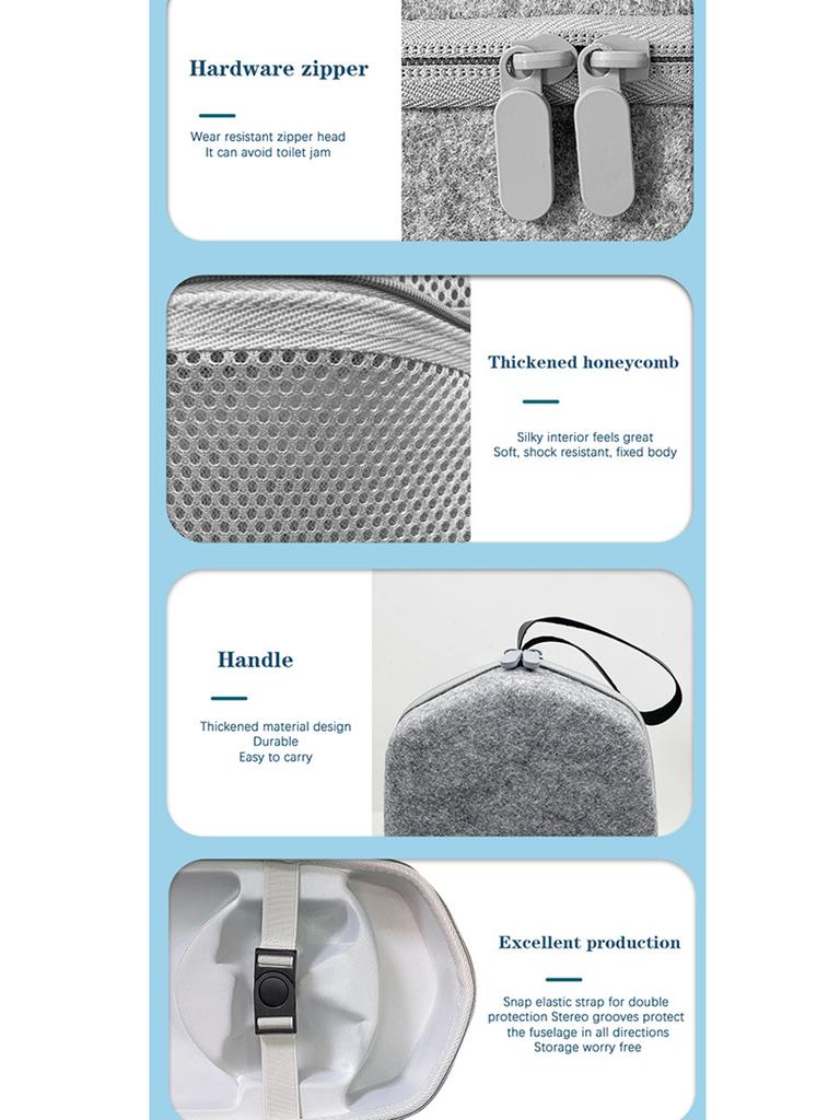 Suitable for Q 2VR glasses storage bag, VR all-in-one portable storage and handheld protective bag