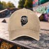 Cool Bear With Sunglasses Washed Baseball Cap Premium Cotton Outdoor Adjustable Unisex Hat