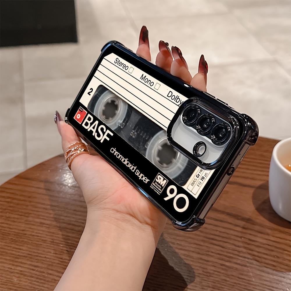 Retro style cassette pattern phone case suitable for Samsung for galaxy S26 S25 S24 S22 S21 S20 FE Ultra Plus 5G anti drop
