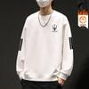 Tricou Unisex Versatil cu Mânecă Lungă și Decolteu Rotund cu Hanorac Plus Catifea - Colecția Toamnă/Iarnă 2025