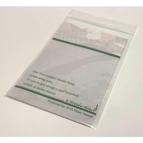 Manoa Origin Low-G Ukulele String, Single String, Clear Fluorocarbon, EHA-CFLGOnly