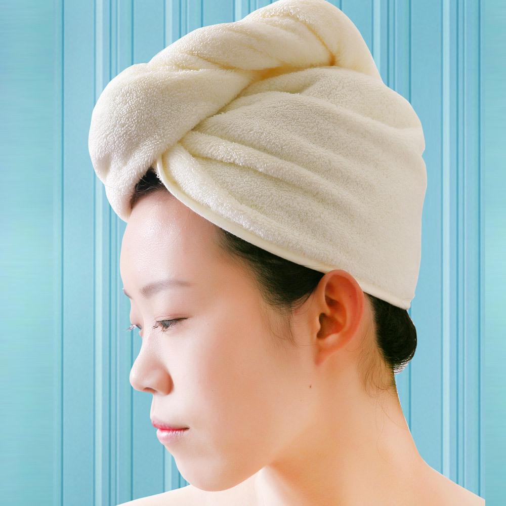 Jinhao Reiner Baumwolle Verdickte Trockenhaube - 64x24 cm, 100g Saugfähiges Handtuch