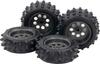 Tamiya Mini 4WD Upgrade Parts Series 547 EZ Chassis Spiked Tire Wheel Set 15547 No. &