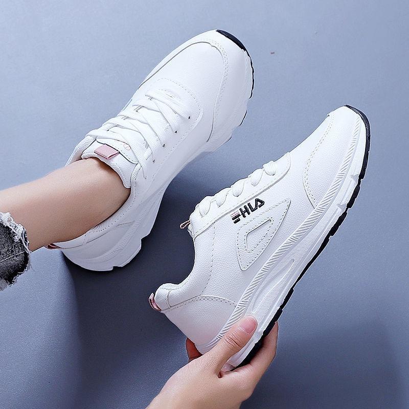Sneakers Women's 2 Spring New Women's Shoes Leather Casual Shoes Little White Shoes Female Students Tide