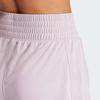 New Adidas Pacer Essentials Knit High Rise Shorts Sports Shorts Women's Pink IR6235