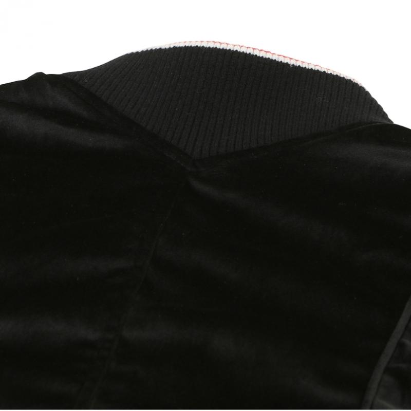 Onoff Women S Cropped Velour Jacket Of1103lb Black