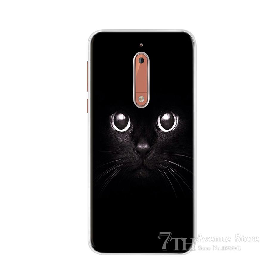 For Nokia 5 Case 5.2" Cartoon Soft Silicone TPU Phone Case For Nokia 5 Nokia5 Global Dual TA-1024 TA-1053 TA-1044 Back Cover