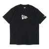New Era Flag Logo Baumwolle Kurzarm Größen CT TEE FLAG LOGO MID 251 NER36A4253 T-Shirt, Schwarz, M, SS, BLK, (14521385),