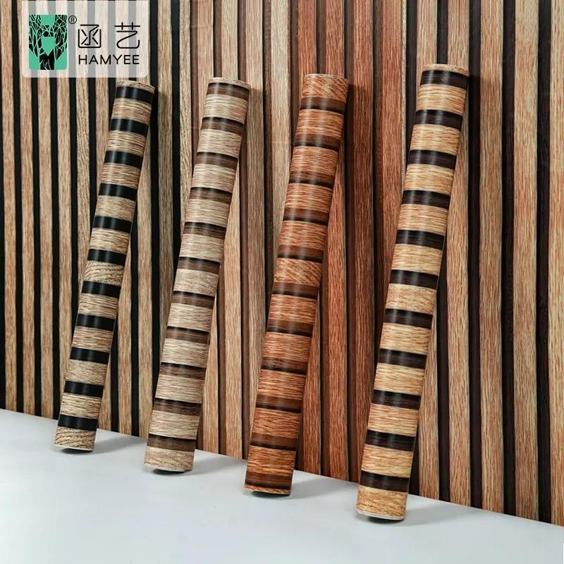 PVC Waterproof Self Adhesive Wallpaper Wall In Rolls Furniture Cabinets Vinyl Decorative Film Wood Grain Stickers For Home Decor