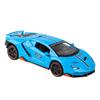 1:32 Scale Lambo LP770-4 Diecast Alloy Model Car Toy, Pull Back Vehicle with Sound and Light for Kids Adults Gift Collection