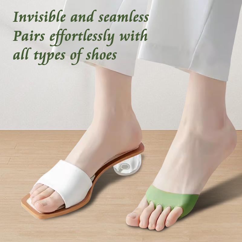 Five Toes Forefoot Pads High Heel Foot Care Half Insoles Calluses Corns Relief Feet Pain Massaging Toe Cushion Accessorie