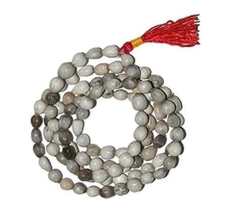 TreegoArt Fashion Original Vaijanti Mala 108 Beads With Hare Ram Hare Krishna Bag For Pooja - Pack Of 2