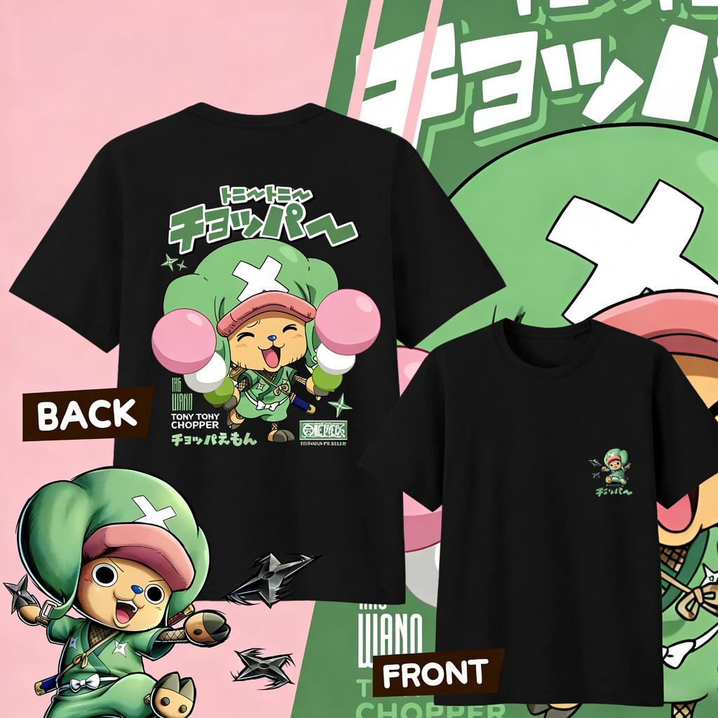 Anime One Piece Tony Tony Chopper Cotton Tshirt 2026 Summer UnisexsWomens Fashion Casual Short Sleeved Tshirt Streetwear New
