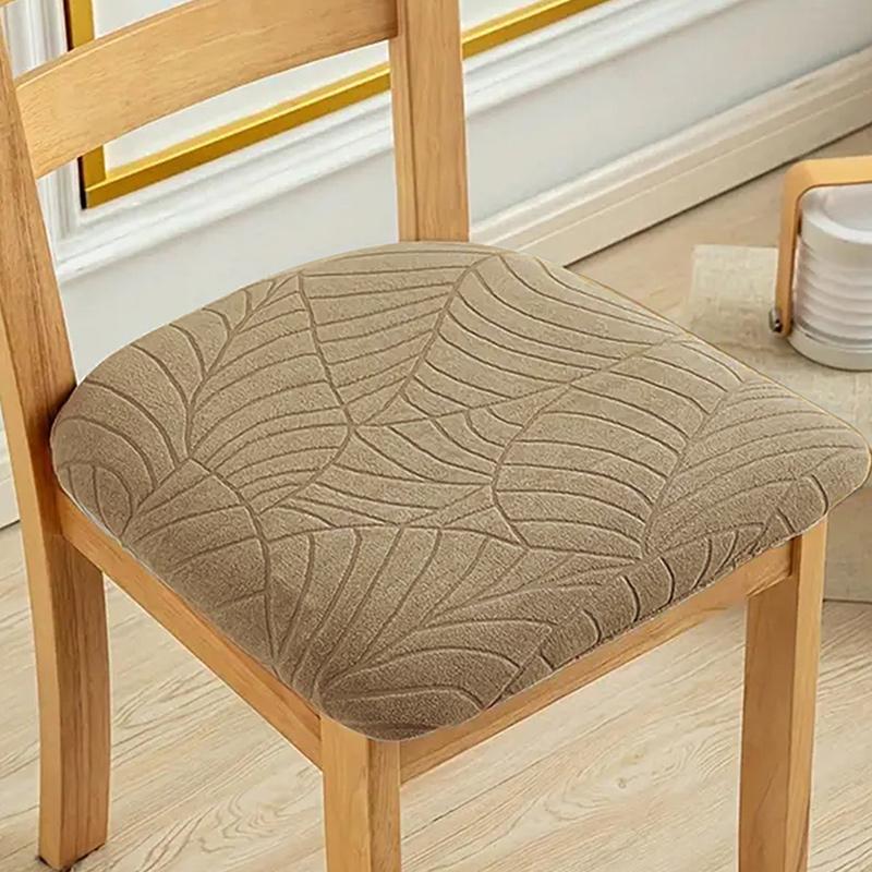 

Waterproof Chair Seat Cover For Living Room Stretch Jacquard Chair Cover Dining Room Removable Anti-dirty Chair Cover Office 1Pc