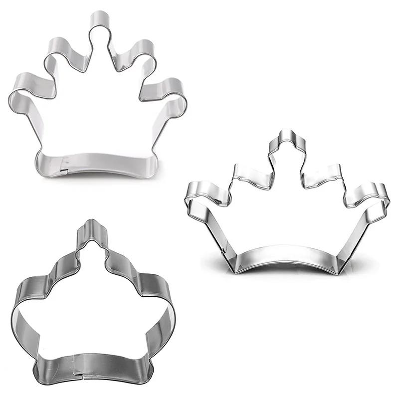 3 Pcs/set of Stainless Steel Fondant Biscuit Mold Cutter Pastry Mold Cake Decoration Mold