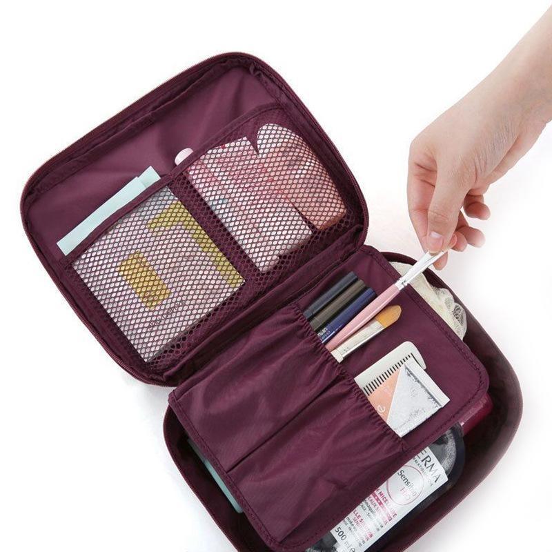 Four-pack Travel Storage Bag Portable Men's and Women's Storage Bag Travel Bath Makeup Bag Printed Toiletry Bag