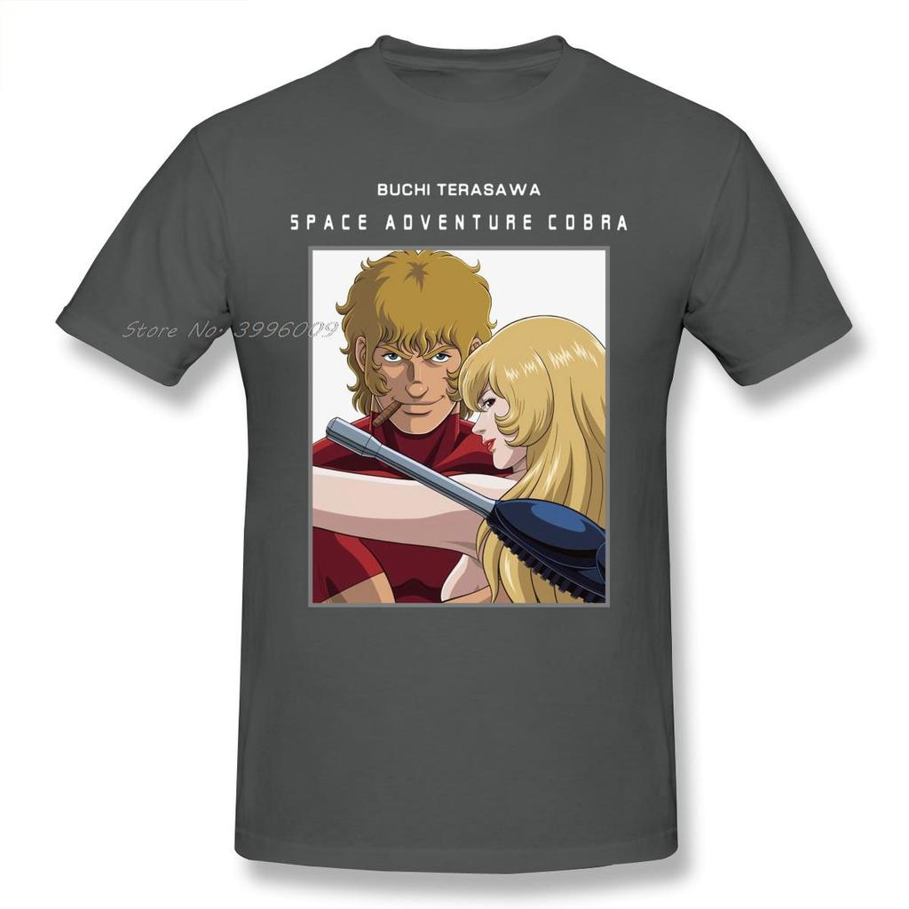 Space Adventure Cobra Manga Geek Anime T Shirts WoMen Man's T-shirt Cotton Summer Tshirts Short Sleeve Graphics Tee Tops