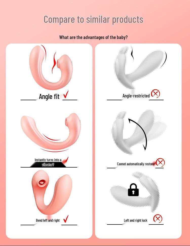 Invisible Wearable Variable Frequency Female Massager Vibrator