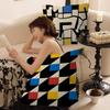 Abstract B-Bauhaus Geometry Cushion Cover Car Throw Pillow Case For Sofa Car Christmas Gift 40X40Cm 45X45Cm