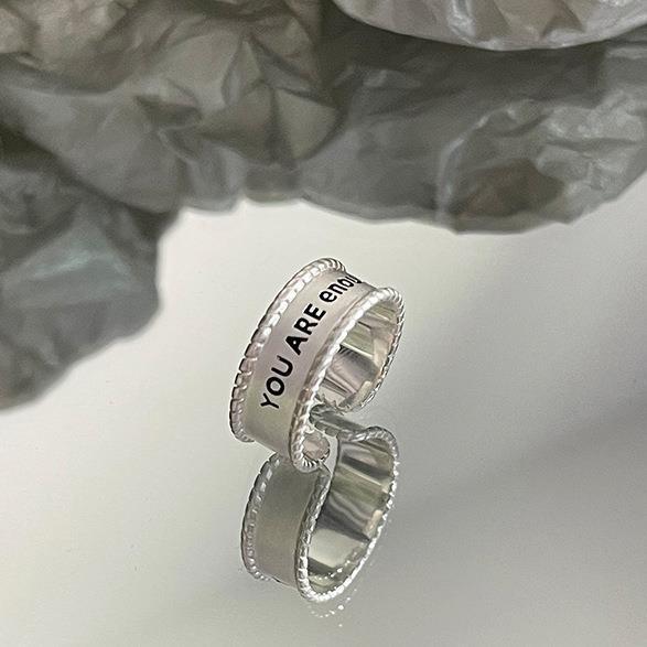 Elegant Copper Ring With Frosted Matte Finish Adjustable Design For Women Stylish 2022 Fashion Accessory