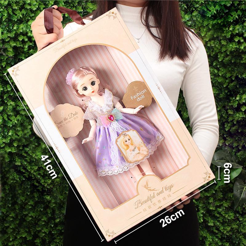 Princess Doll Gift Box Set: Dress-Up Barbie Doll Toys for Girls