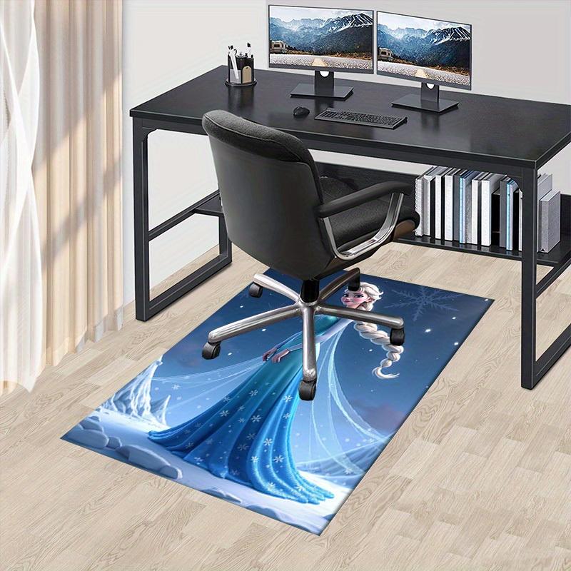 

3D Printed Elsa,Frozen,Snowflakes Anti-Slip Rug - Machine Washable Office Rug for Living Room, Bedroom, Office - Multiple Sizes 60cm by 90cm