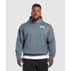 Gymshark Mikina s kapucí Raise The Bar Iron Blue A4a7c Uctm