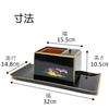 Incense Burning Set (6 Pieces): Black (with Gold Trim), 5-inch, Yamanaka Lacquerware Incense Burner, Incense Tray, Incense, Charcoal, Ash, and Ash Lev