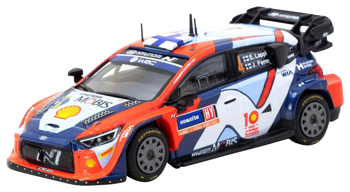 Speedmaster Japan TARMACWORKS Hyundai i20 N Rally1 Hybrid Rally Sweden 2024 Winner Esapekka Ferm Finished Model 1/64 Lappi/Janne T64-089-24RS04