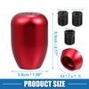 A ABSOPRO Car Gear Shift Knob Stick Shifter Handle Car Shift Knob 6 Speed Universal Red